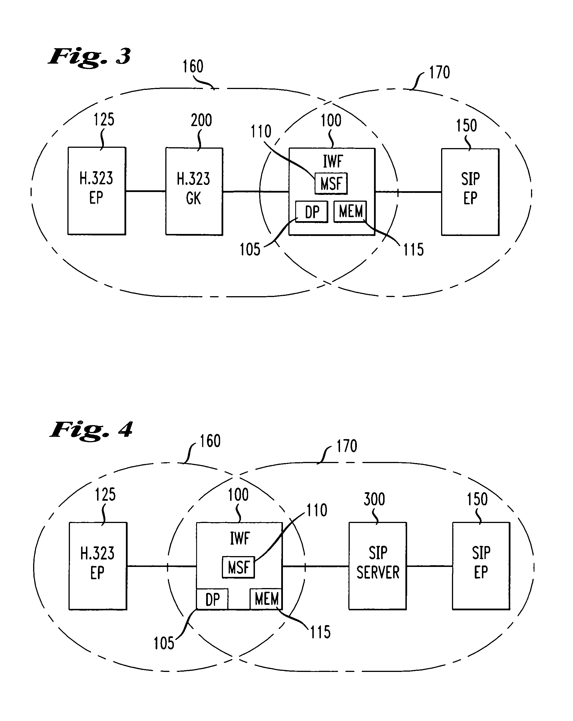 Method and apparatus for S.I.P./H. 323 interworking