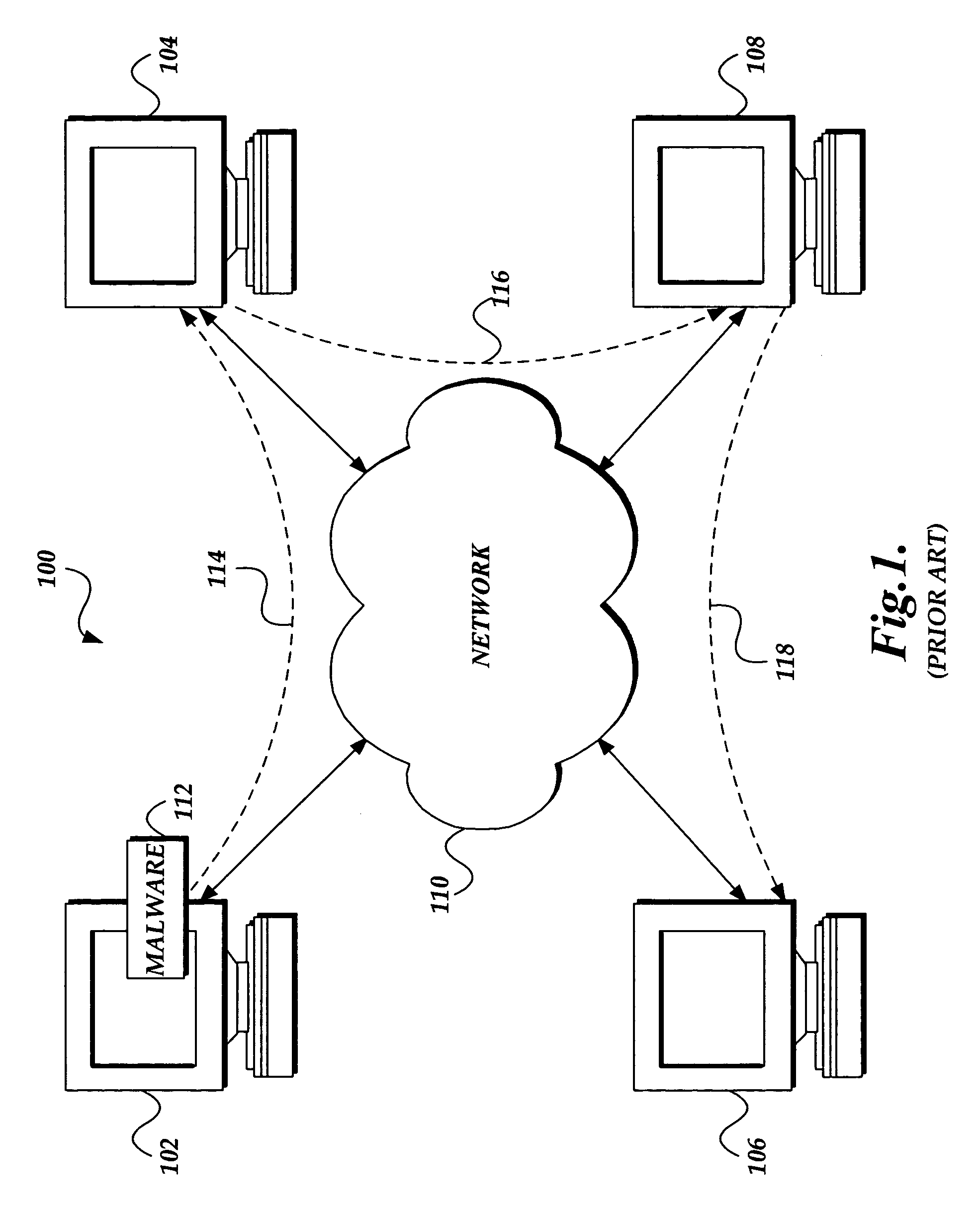 System and method of identifying the source of an attack on a computer network