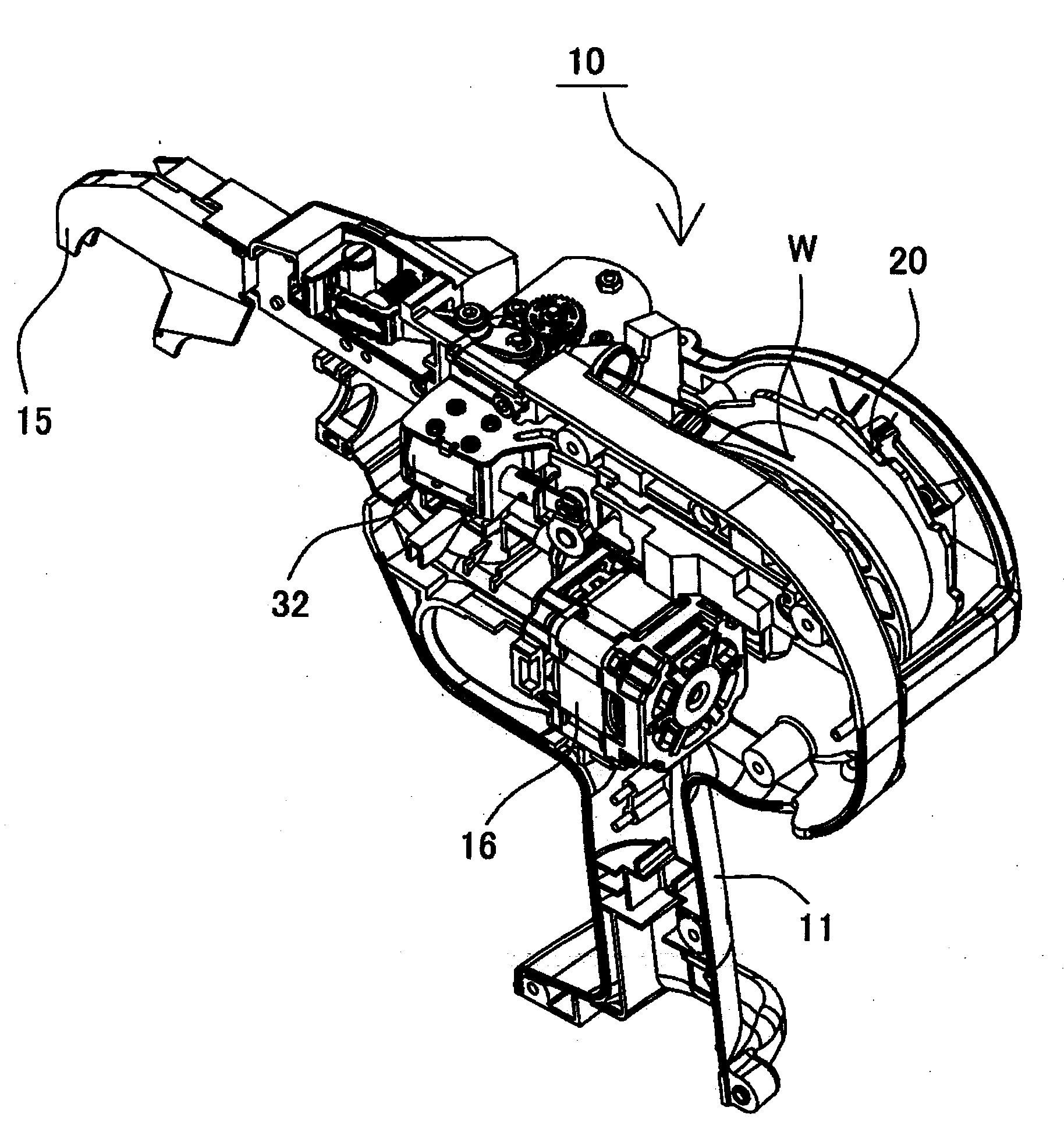 Brake system of wire reel in reinforcing bar binding machine