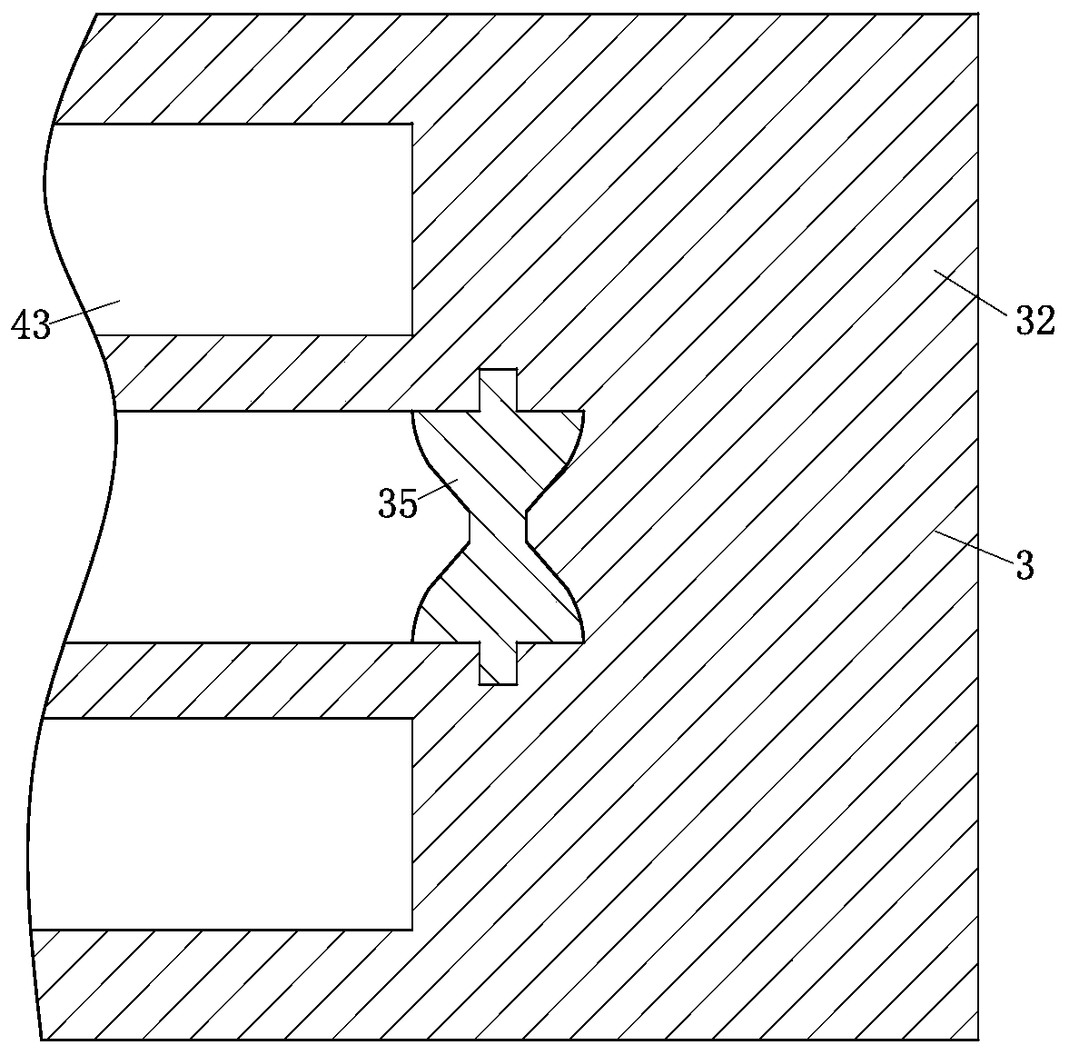 Coating production device for film