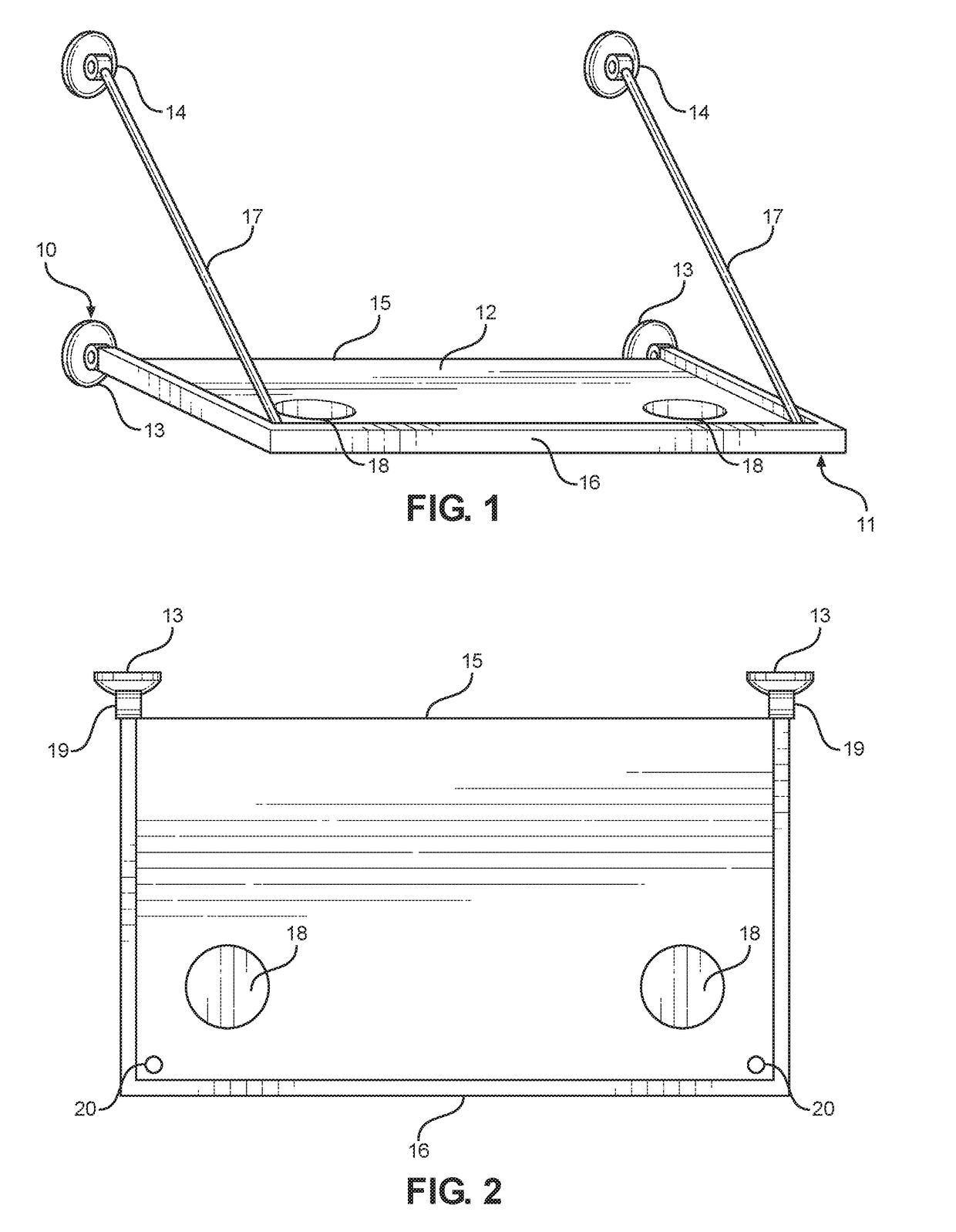 Foldable Watercraft Table