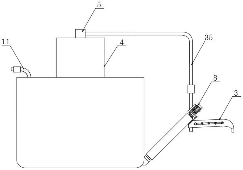 A kind of rapeseed oil sedimentation tank