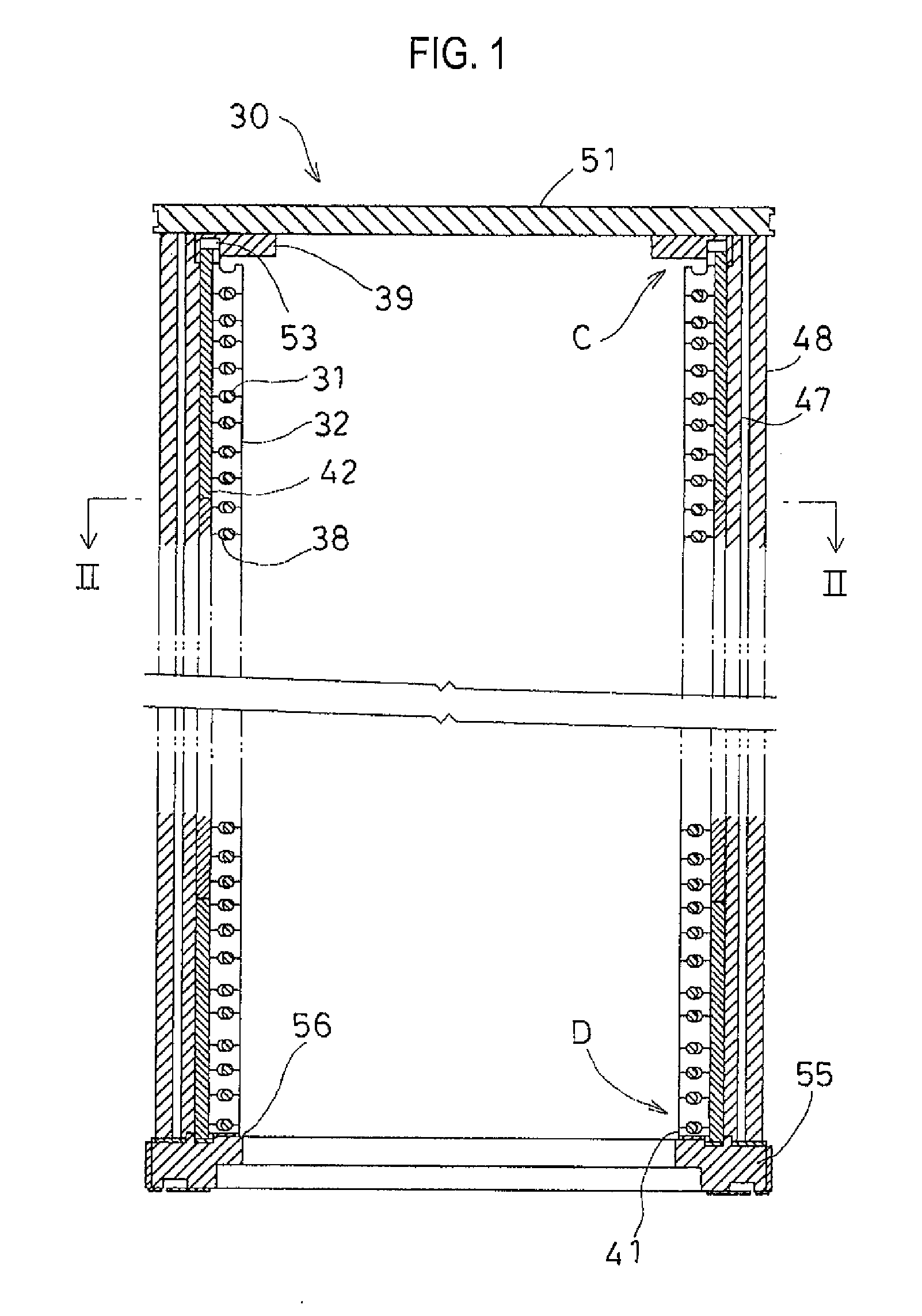Heater supporting device
