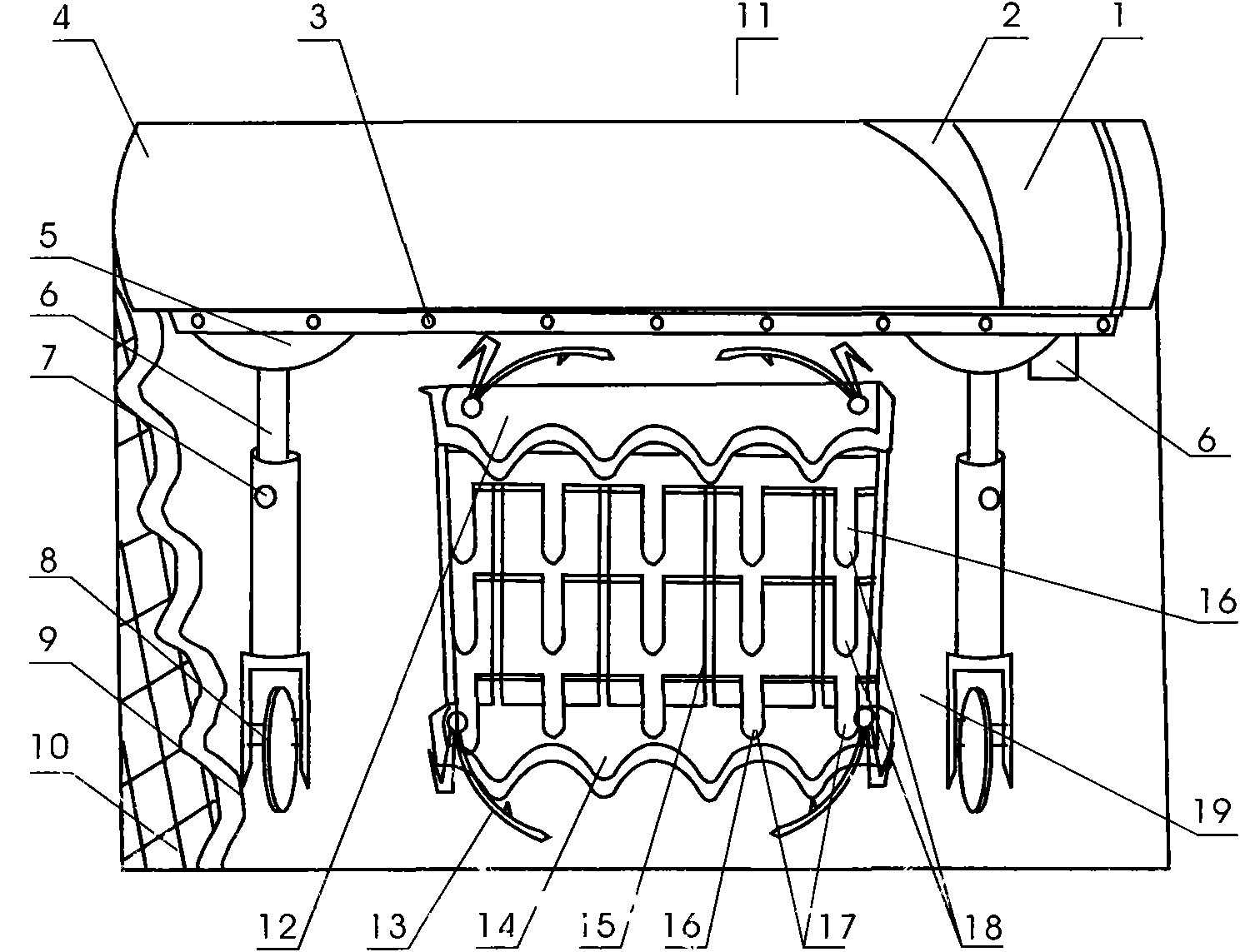 Houses for breeding silkworms with living folium mori, row clipping cocooning frames and method