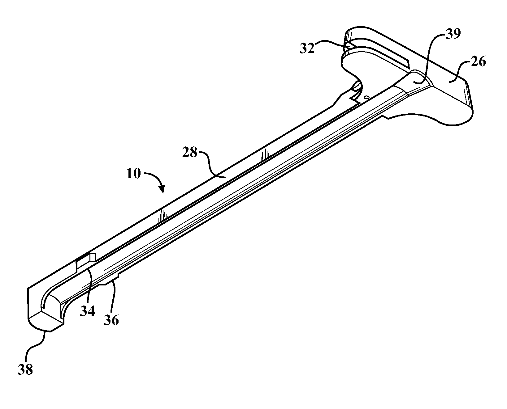 Anti jam, grooved and expanding charging handle for sub caliber actions