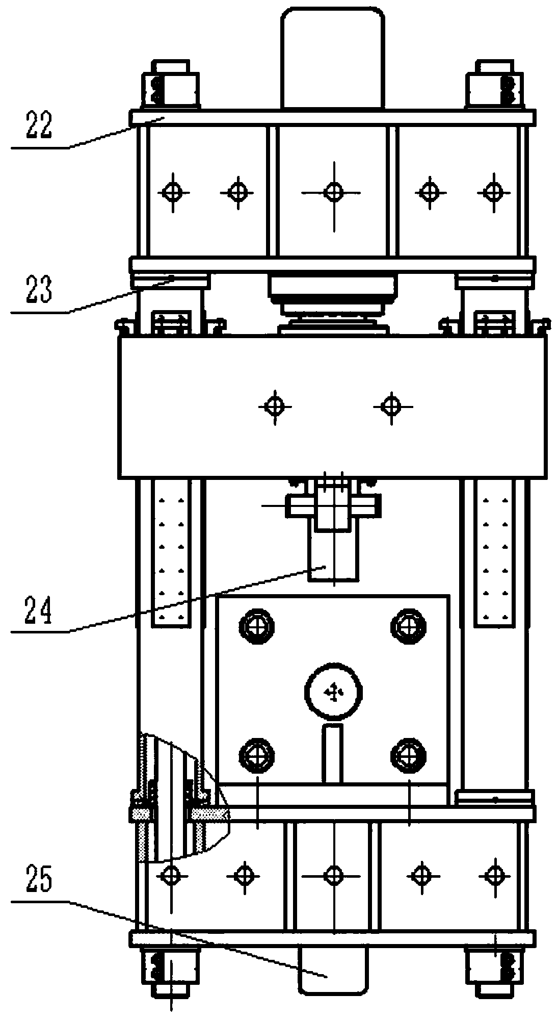 Multi-directional rotary forming hydraulic machine