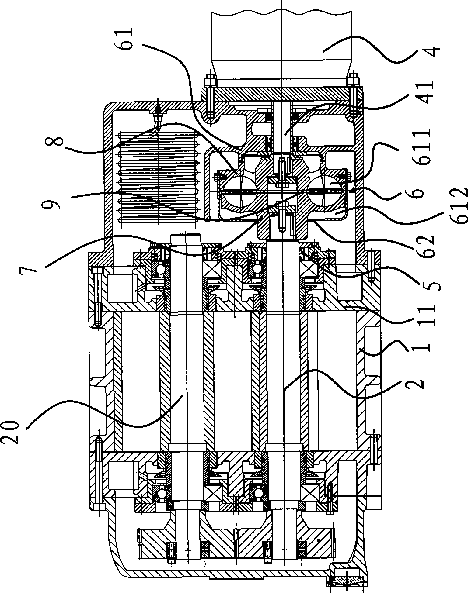 Roots vacuum pump