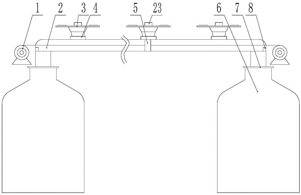 Closed excrement low-temperature treatment system