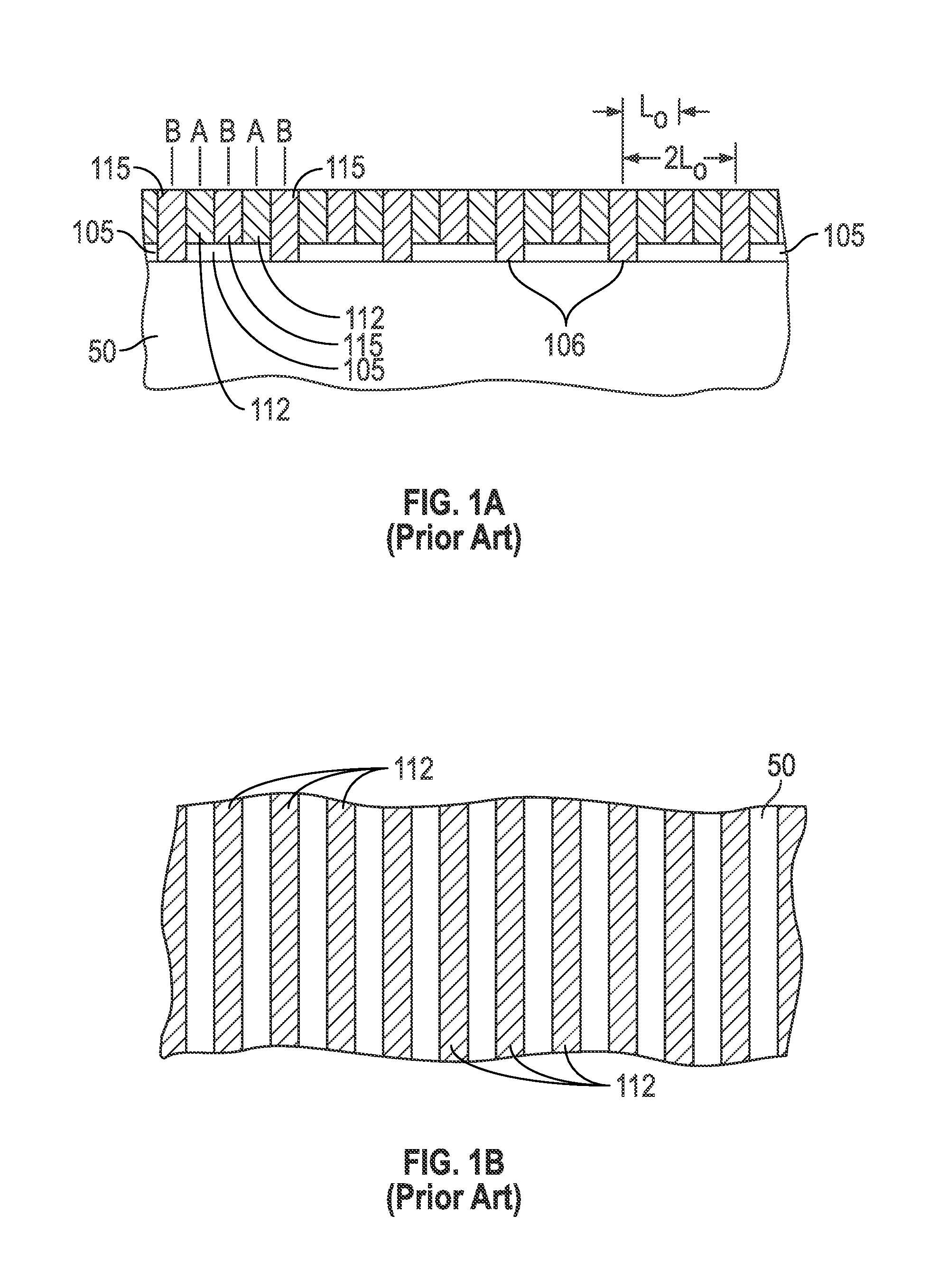 Method for making a chemical contrast pattern using block copolymers and sequential infiltration synthesis