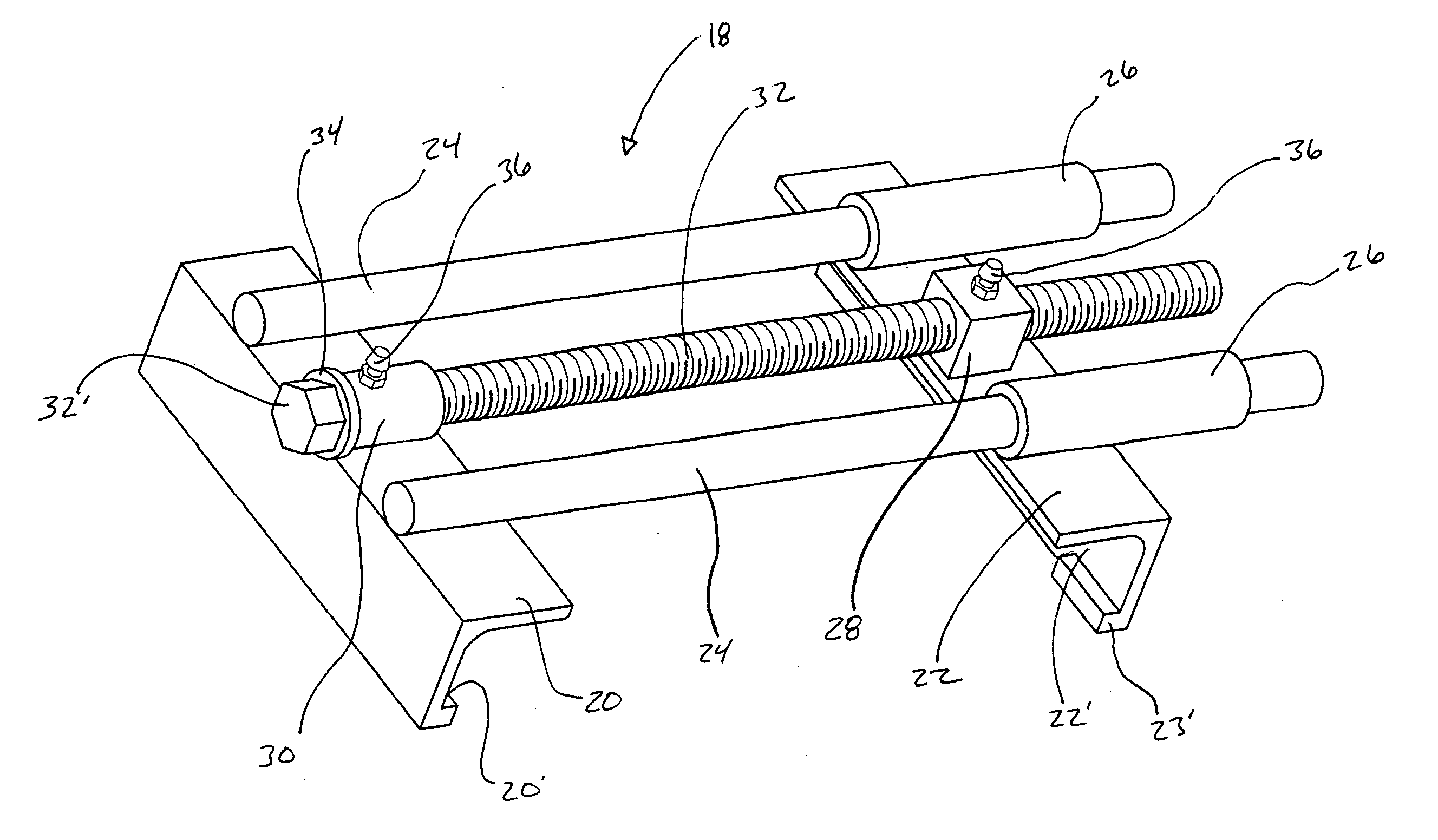 Method and apparatus for installing and tensioning track assemblies on skid steer loaders