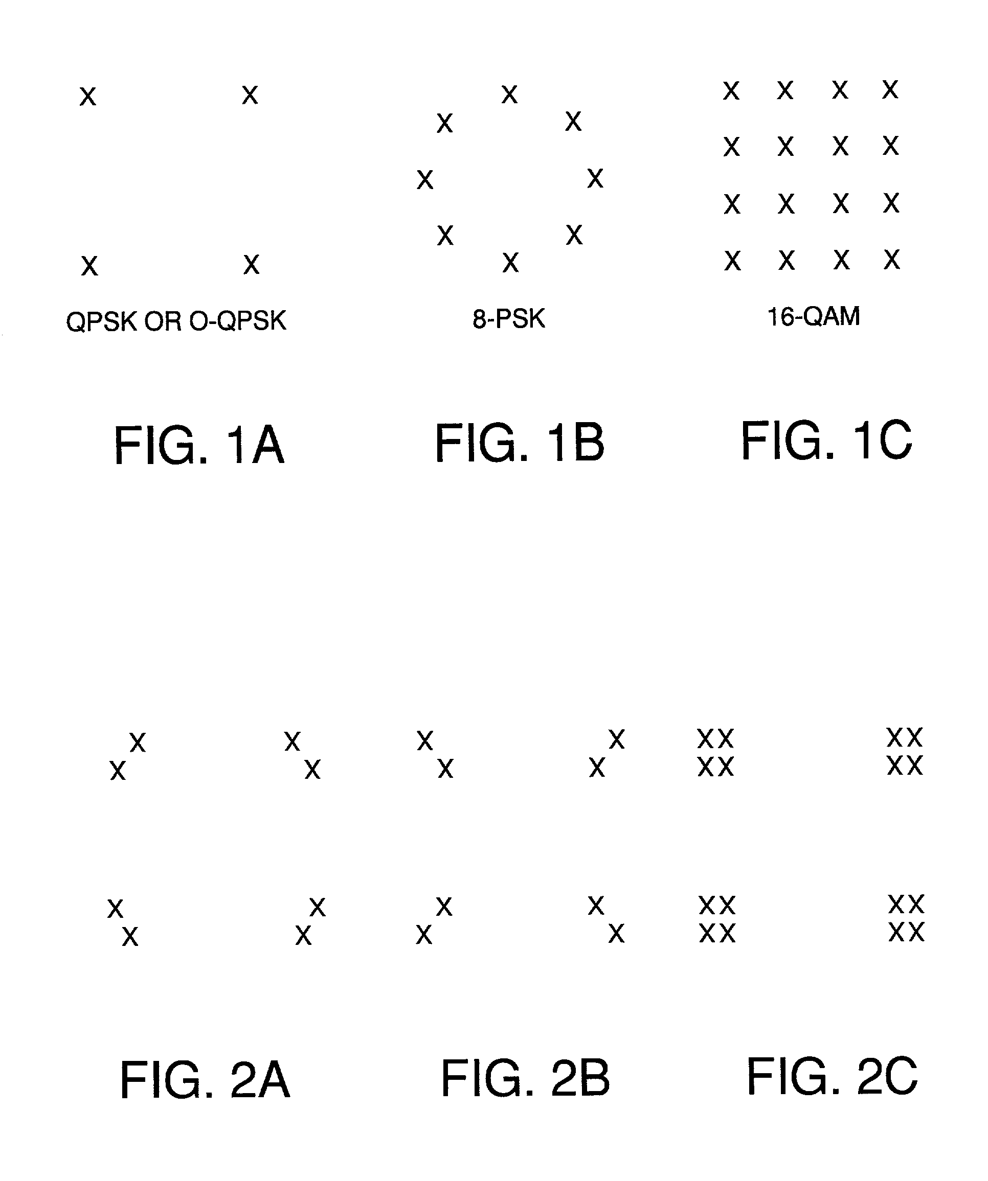 Method and apparatus for providing higher order modulation that is backwards compatible with quaternary phase shift keying (QPSK) or offset quaternary phase shift keying (OQPSK)