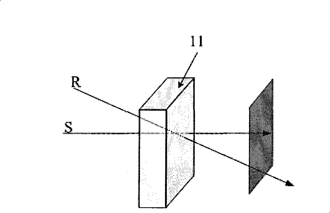 Up-conversion imaging system of broad band synthetic aperture