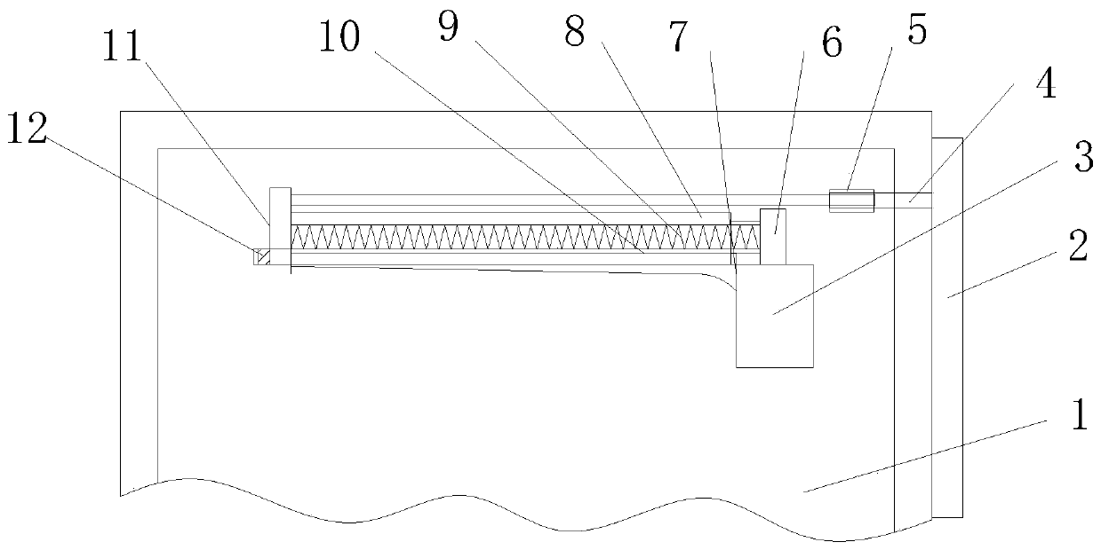 Water absorption device in cabinet of domestic refrigerator