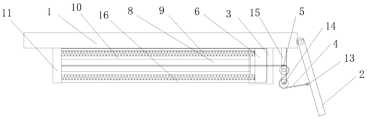 Water absorption device in cabinet of domestic refrigerator