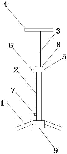 Conveniently and quickly detached and mounted infusion support