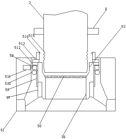 Conveniently and quickly detached and mounted infusion support