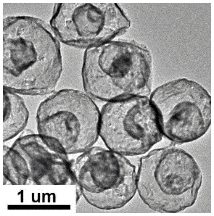 Multi-shell metal oxide hollow sphere synthesized based on anion adsorption and preparation method as well as application thereof