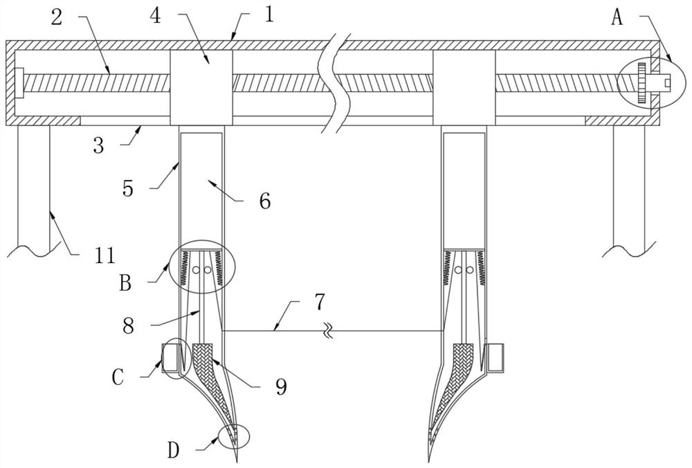 A kind of surgical retractor for hepatobiliary surgery