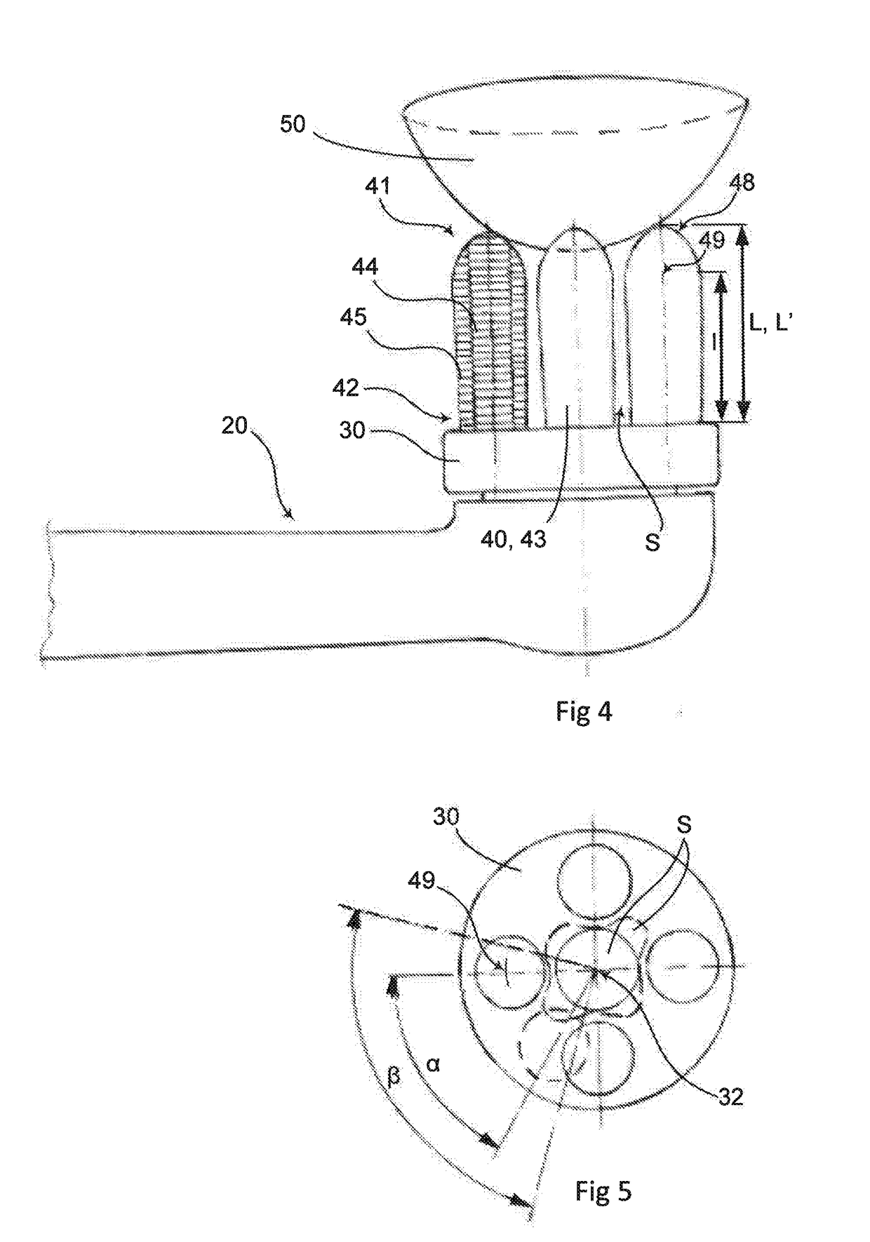 Brush head and method of operating the brush head