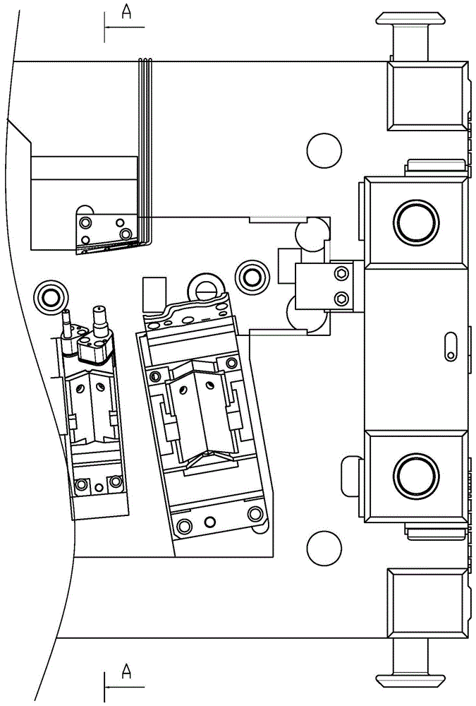 Die system for lubricating the trimming edge of hot-formed steel plate