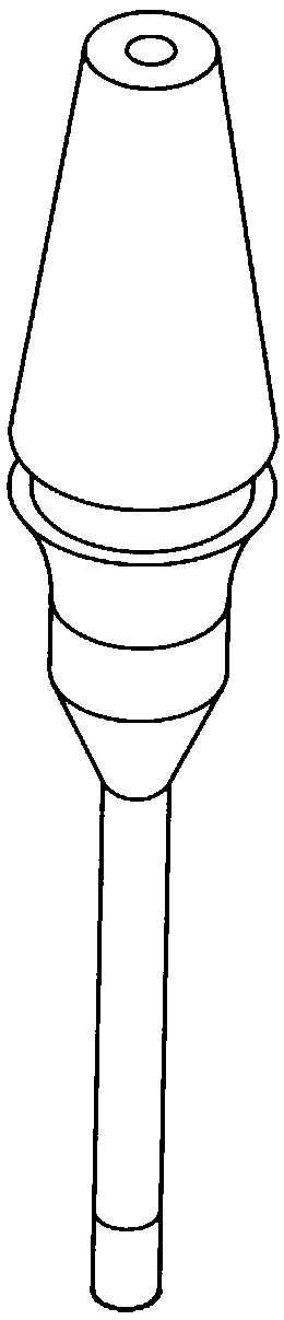 The invention discloses an ABAQUS software-based parametric modeling method for an ultrasonic-assisted small hole drilling grinding wheel