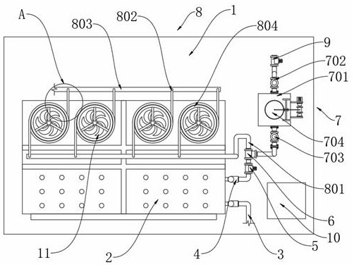 Automatic water circulation system of thermal power plant