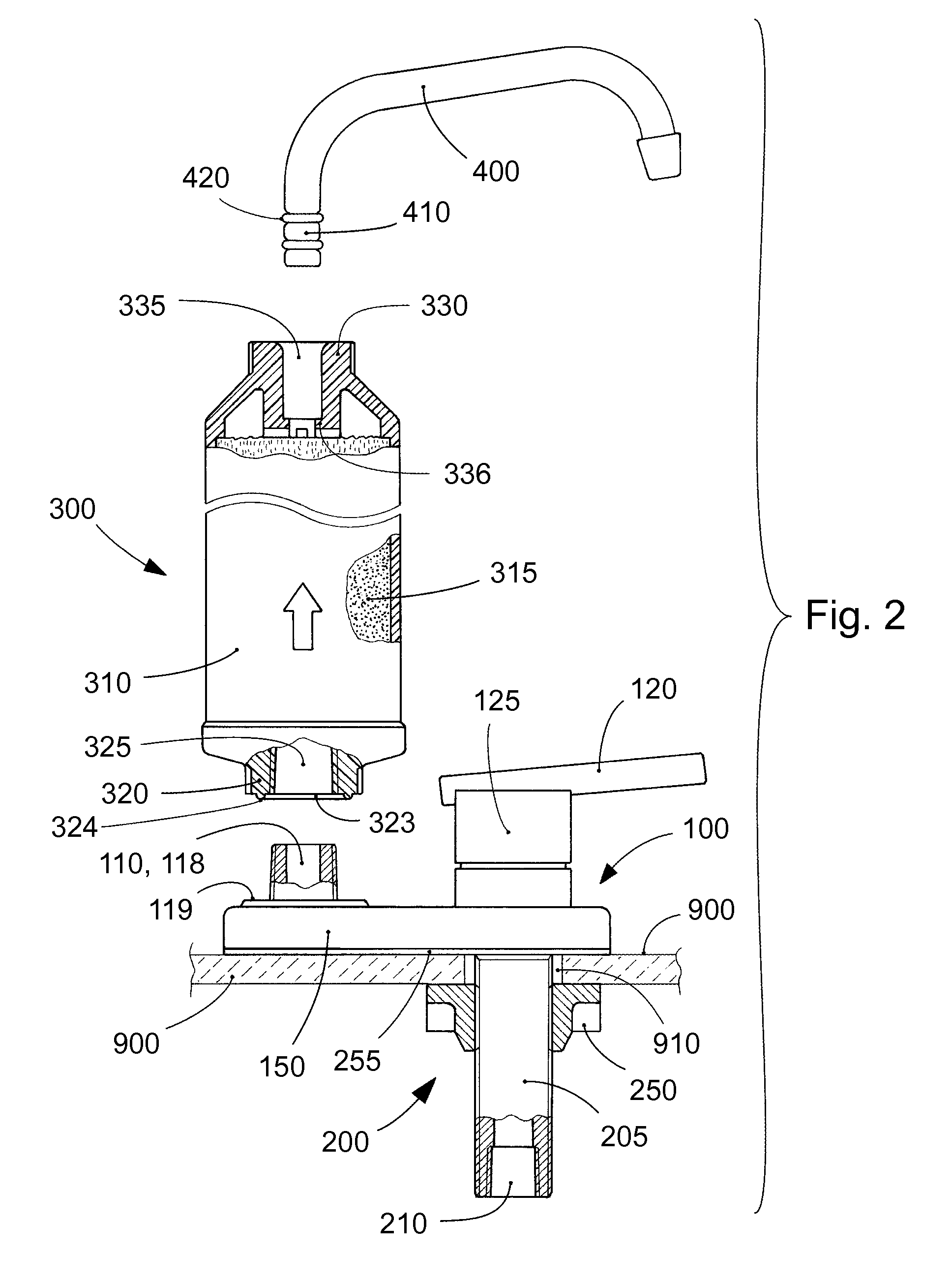 Water Filter Faucet And Cartridge Therefor