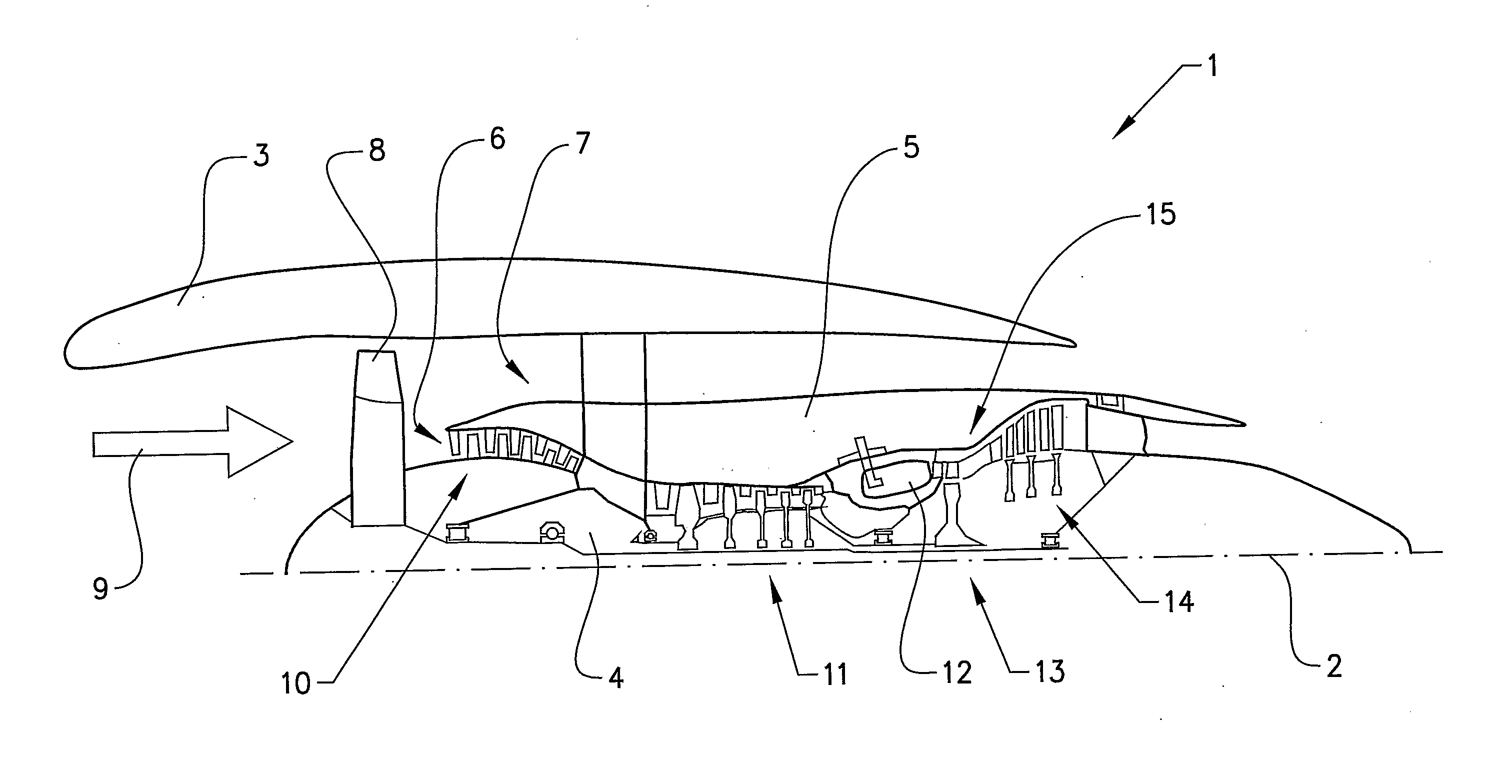 Gas turbine housing component