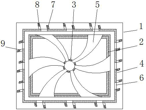 LED screen based on natural wind air-cooling heat dissipation technology