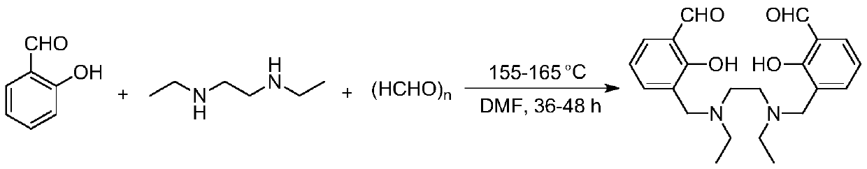 Antibacterial Zn complex-porous resin composite adsorption material and preparation method thereof