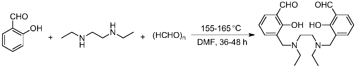 Antibacterial Zn complex-porous resin composite adsorption material and preparation method thereof