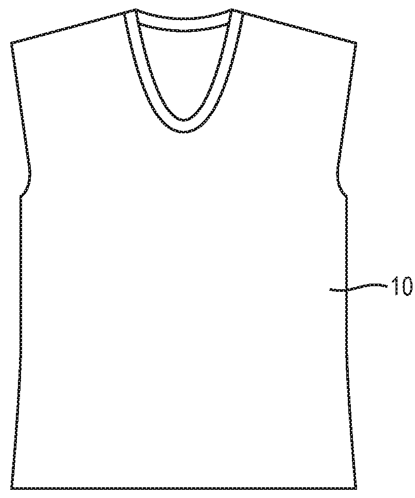 Garment with Localized Circulation Boostig Feature