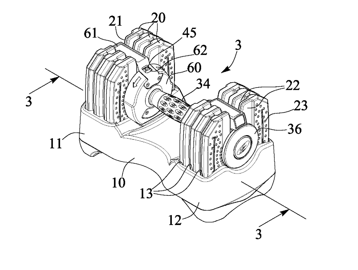 Adjustable exercise device