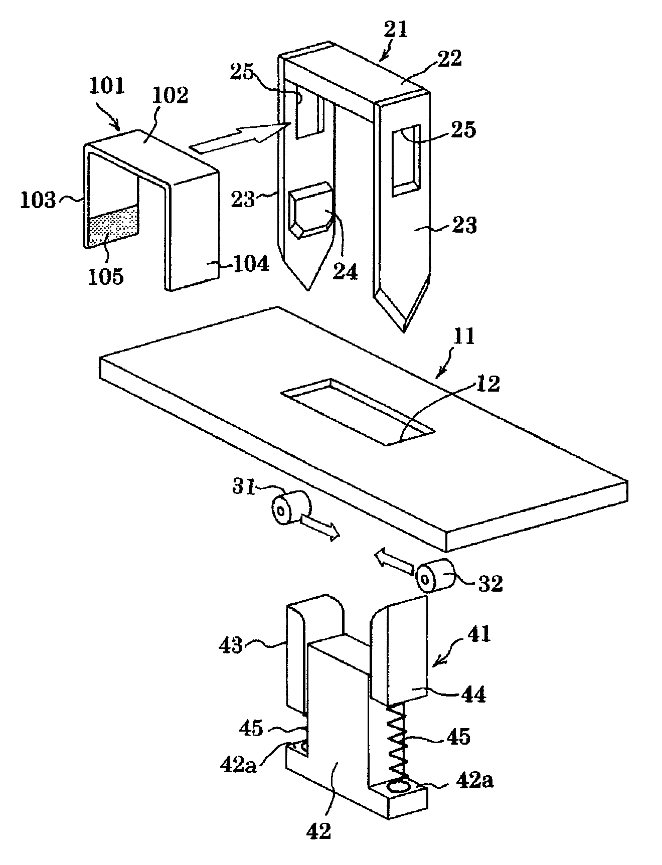 Tape type binding apparatus and paper staple