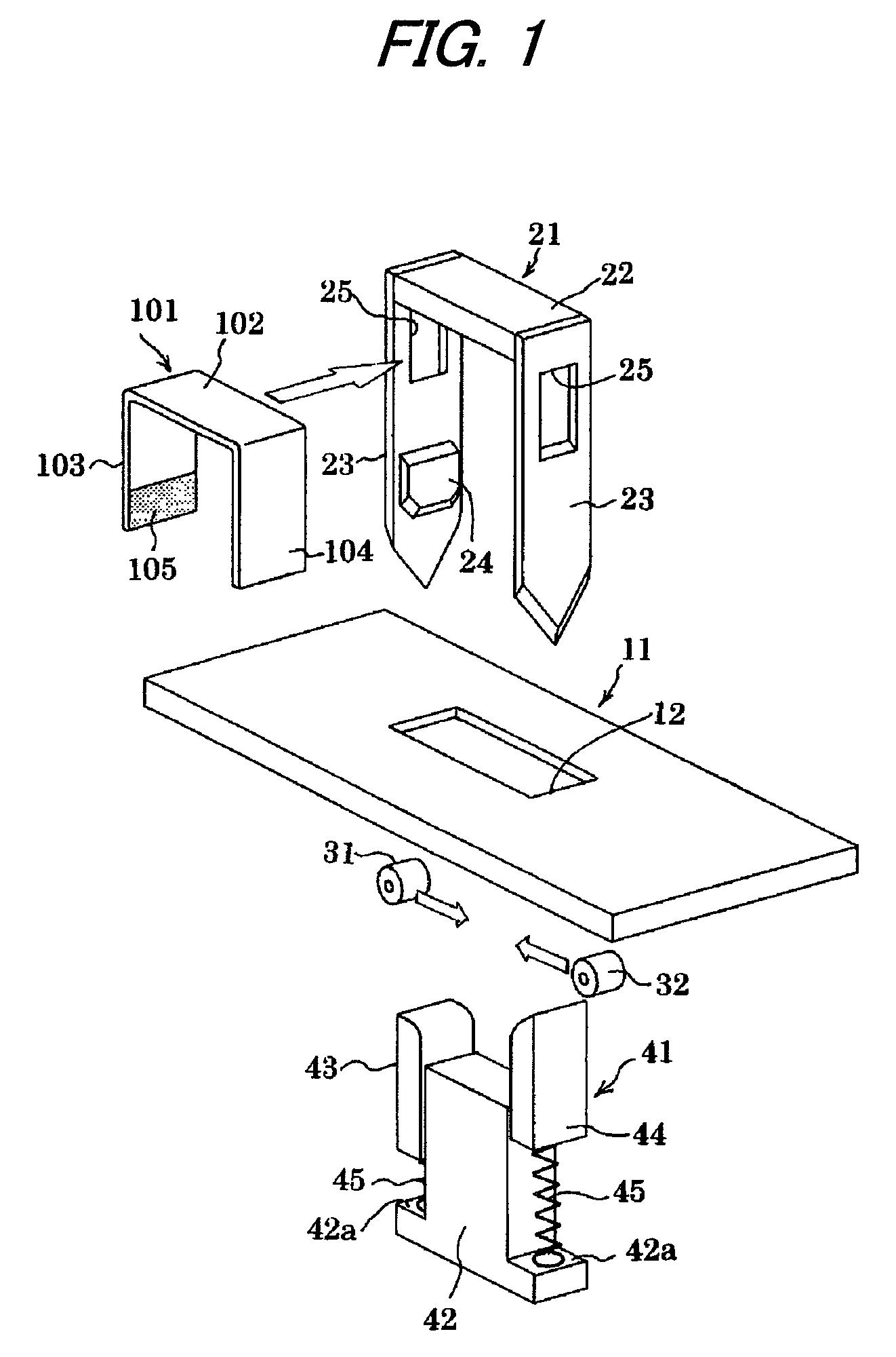 Tape type binding apparatus and paper staple