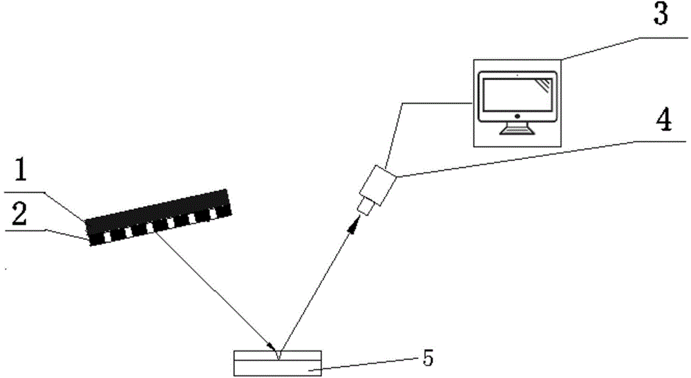 Mirror-like object surface optical imaging device and imaging method thereof