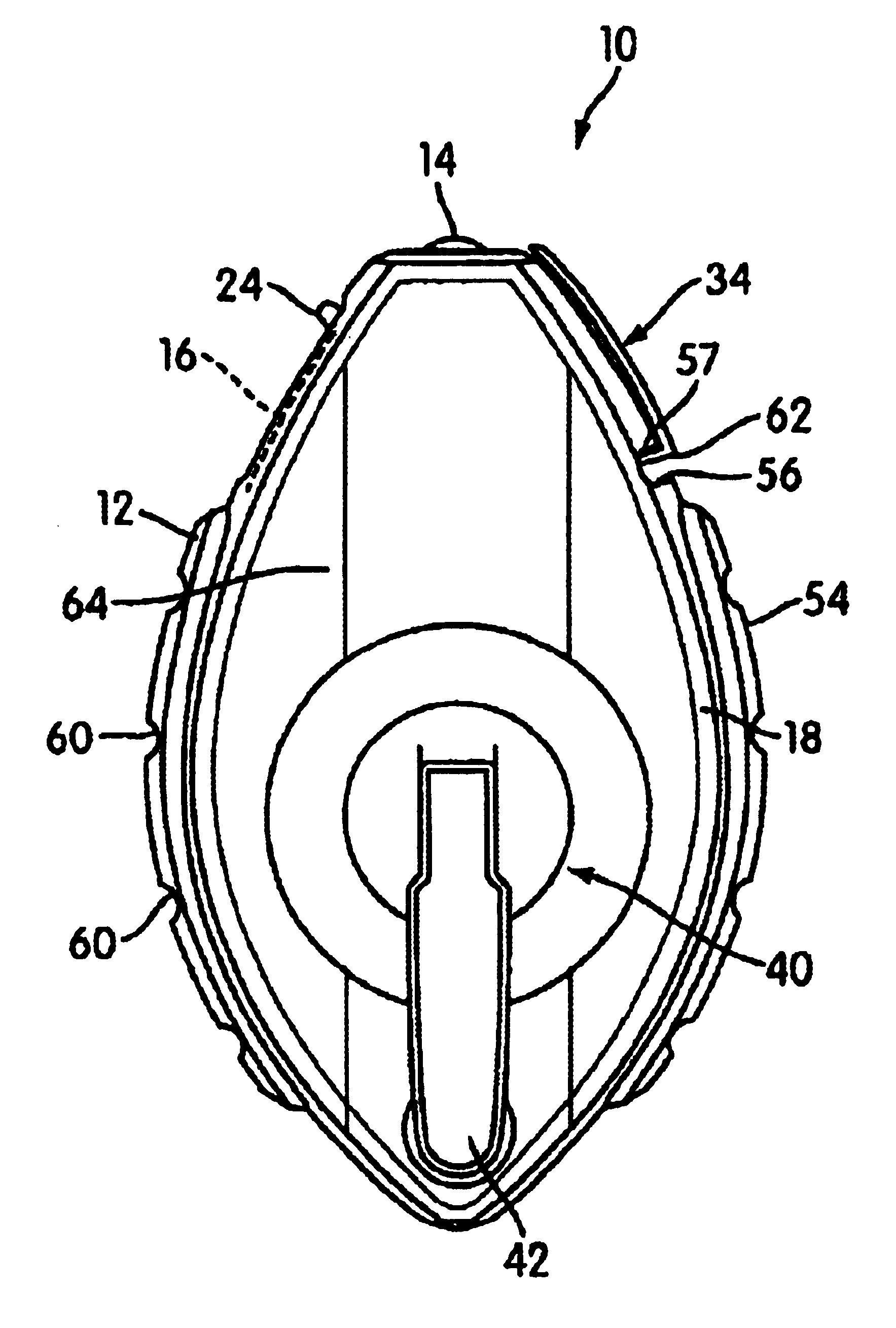 Chalk line with viewing window