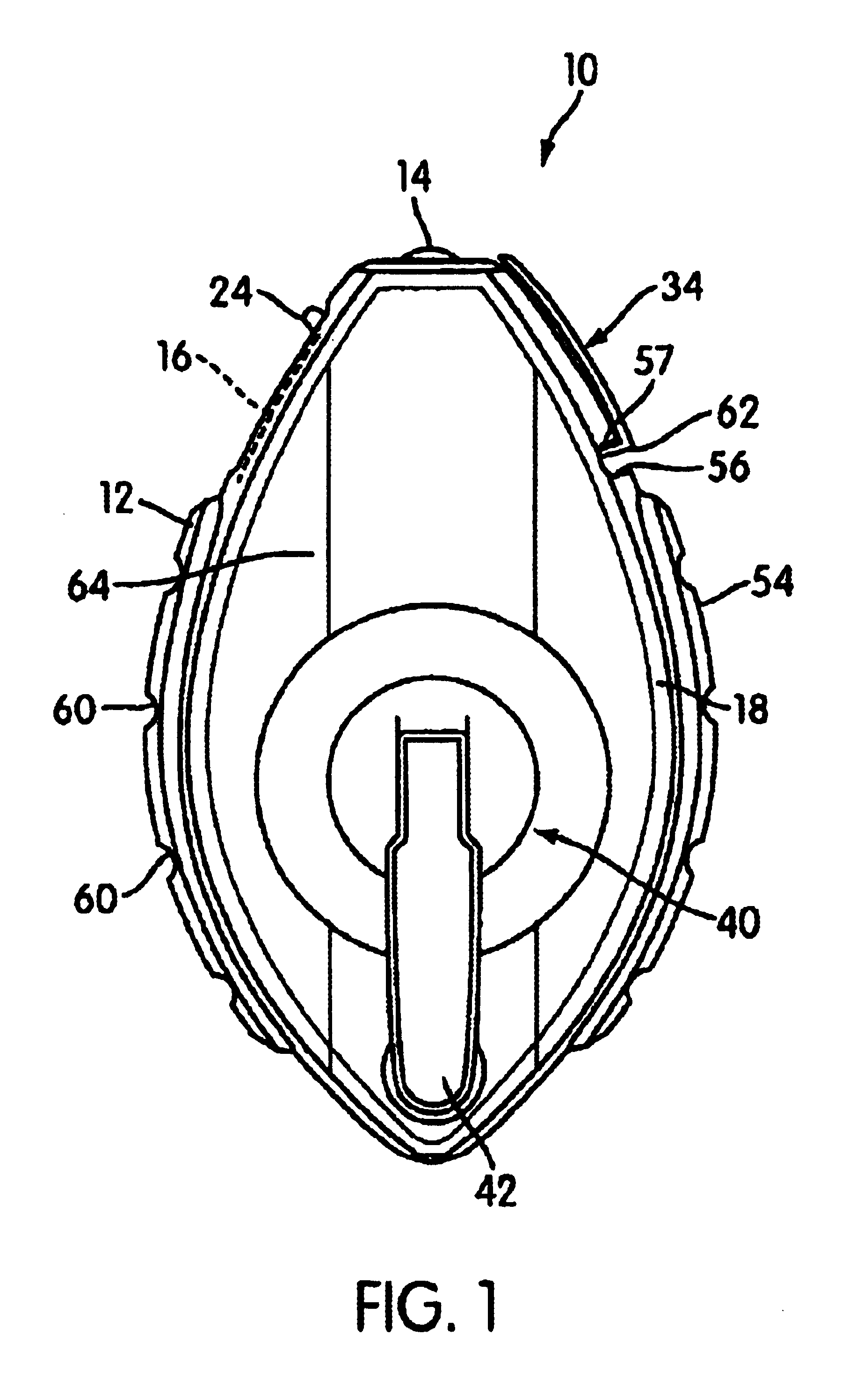 Chalk line with viewing window