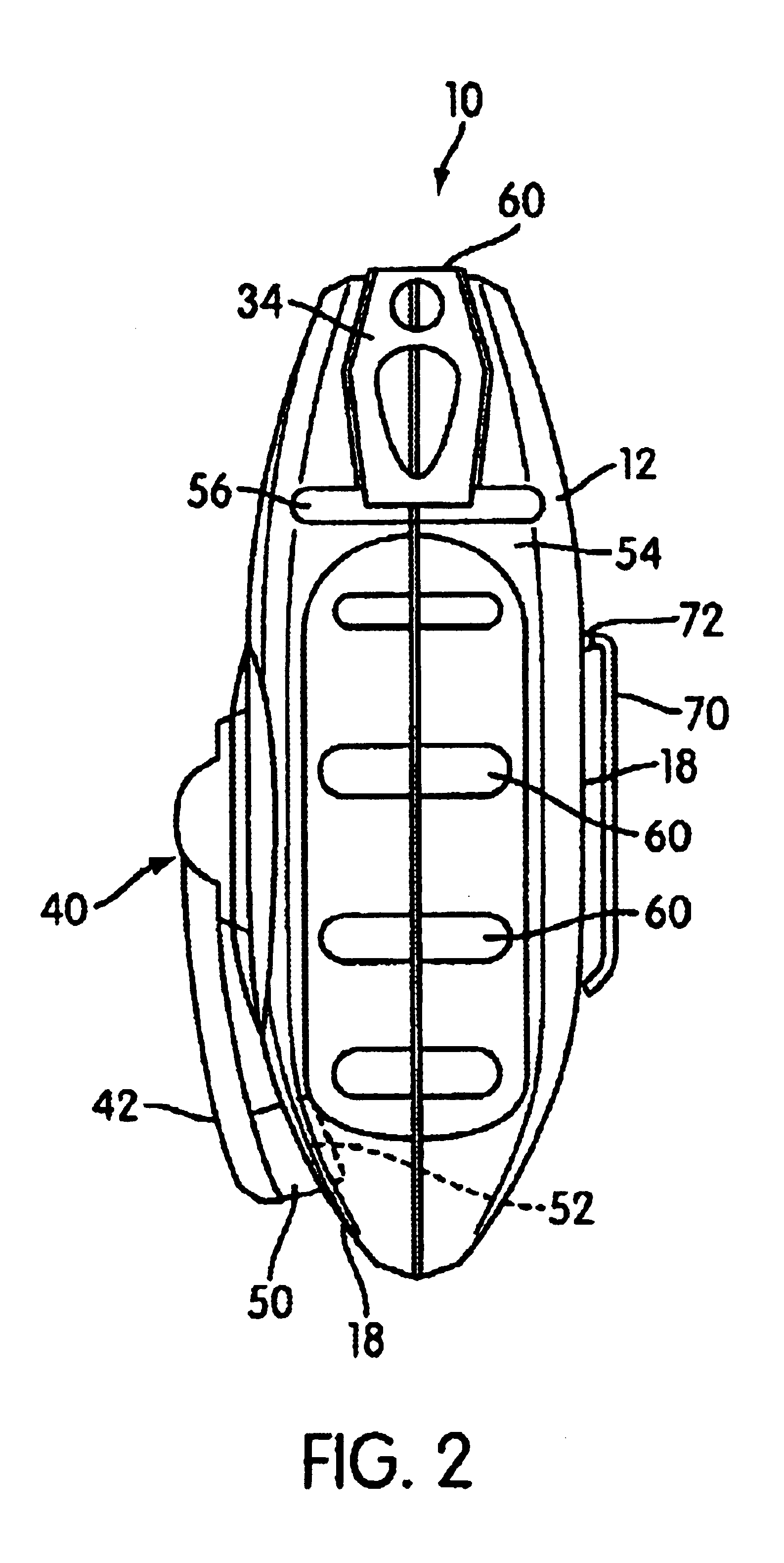 Chalk line with viewing window