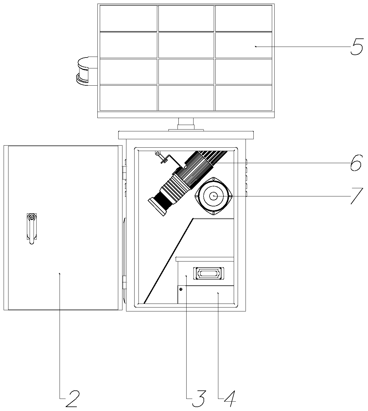 Multifunctional warning device