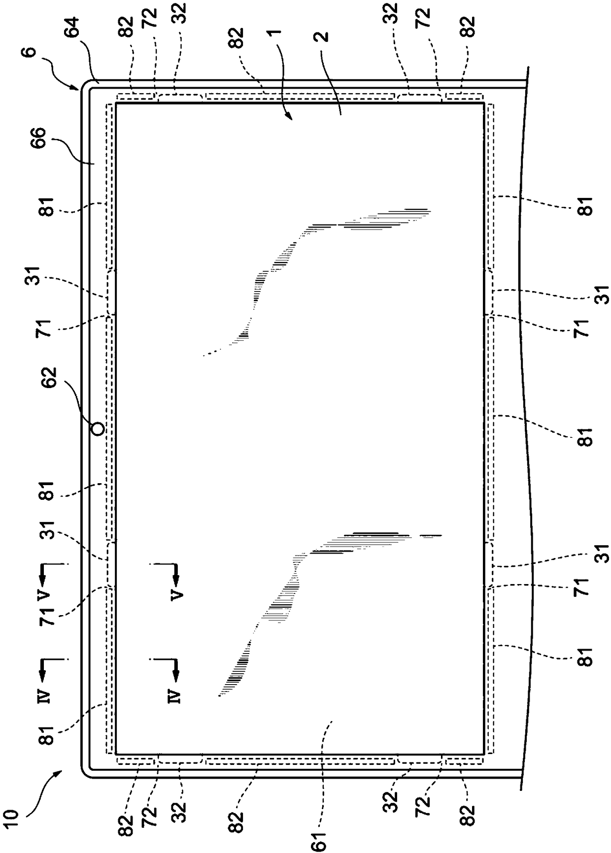 Viewing angle changing film and electronic apparatus