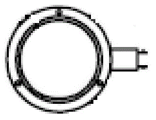 Scattering-low dosage-rotary energetic ion irradiation device