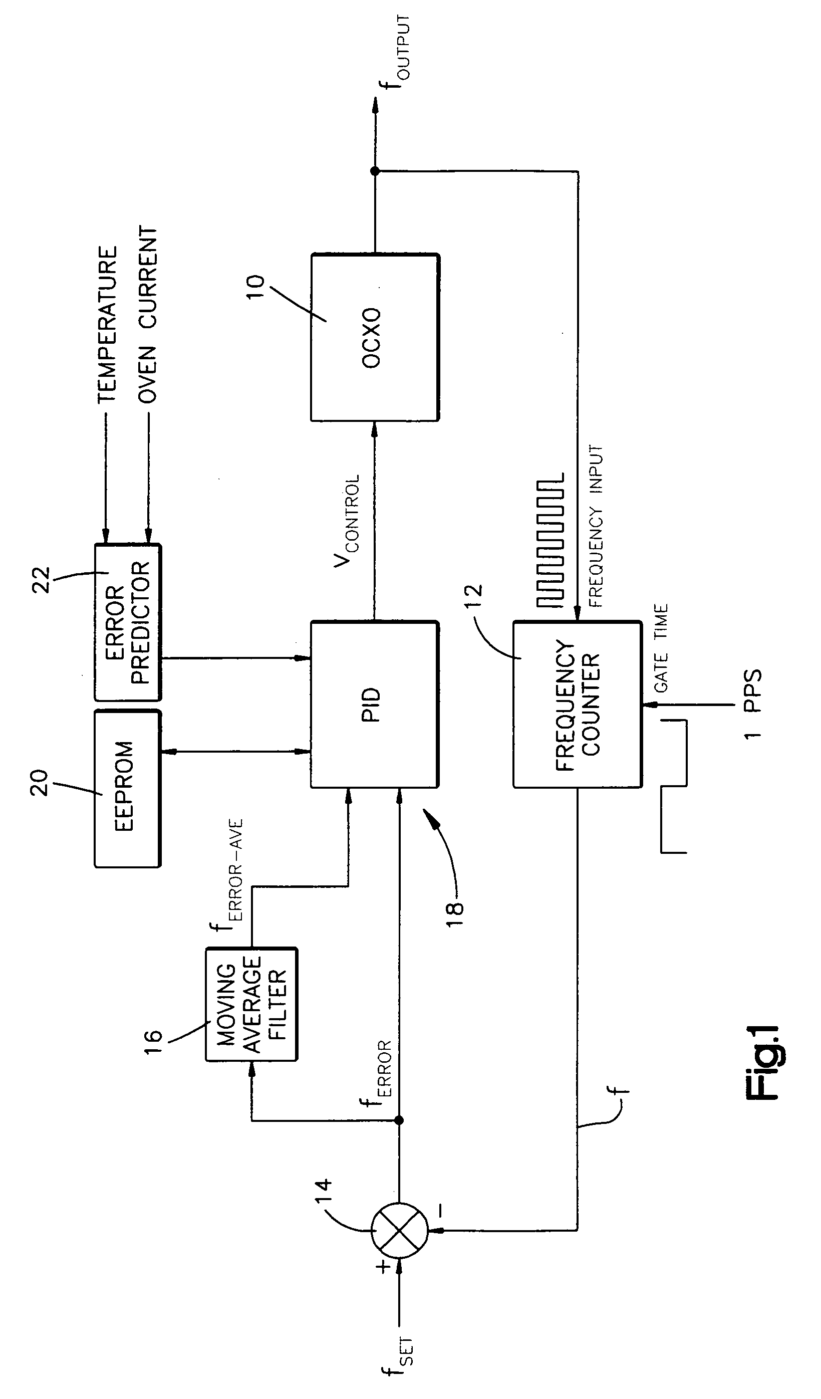 Phase lock control system for a voltage controlled oscillator