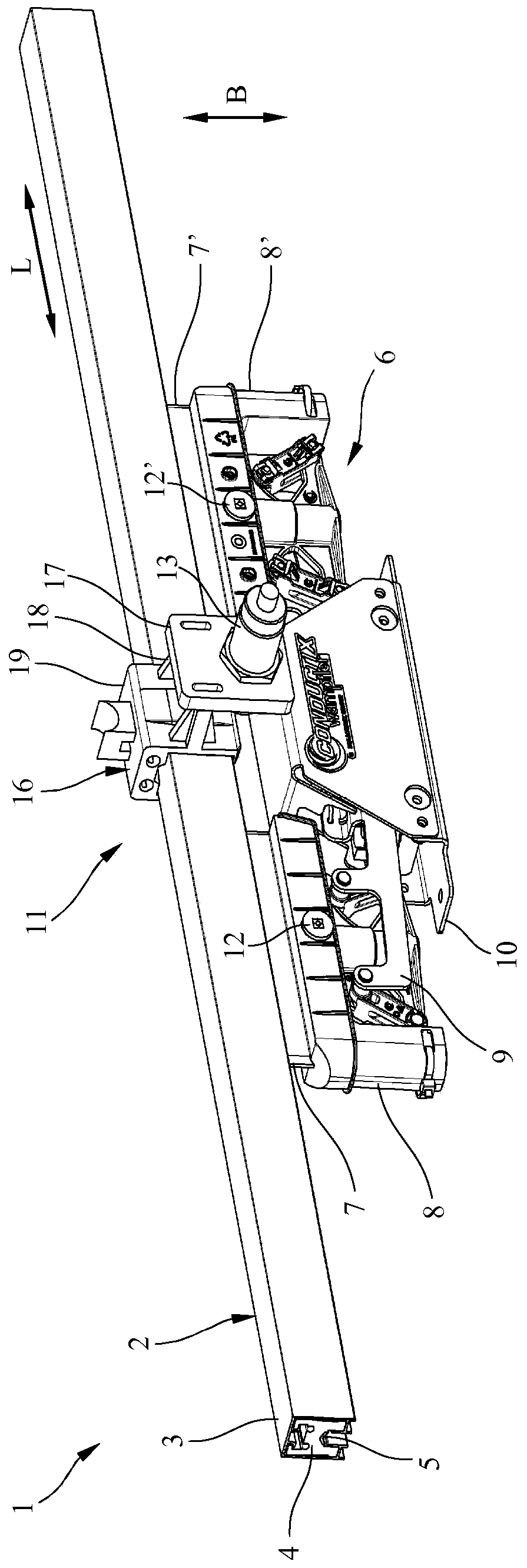 Device and method for the detection of wear on a sliding contact and brushgear system