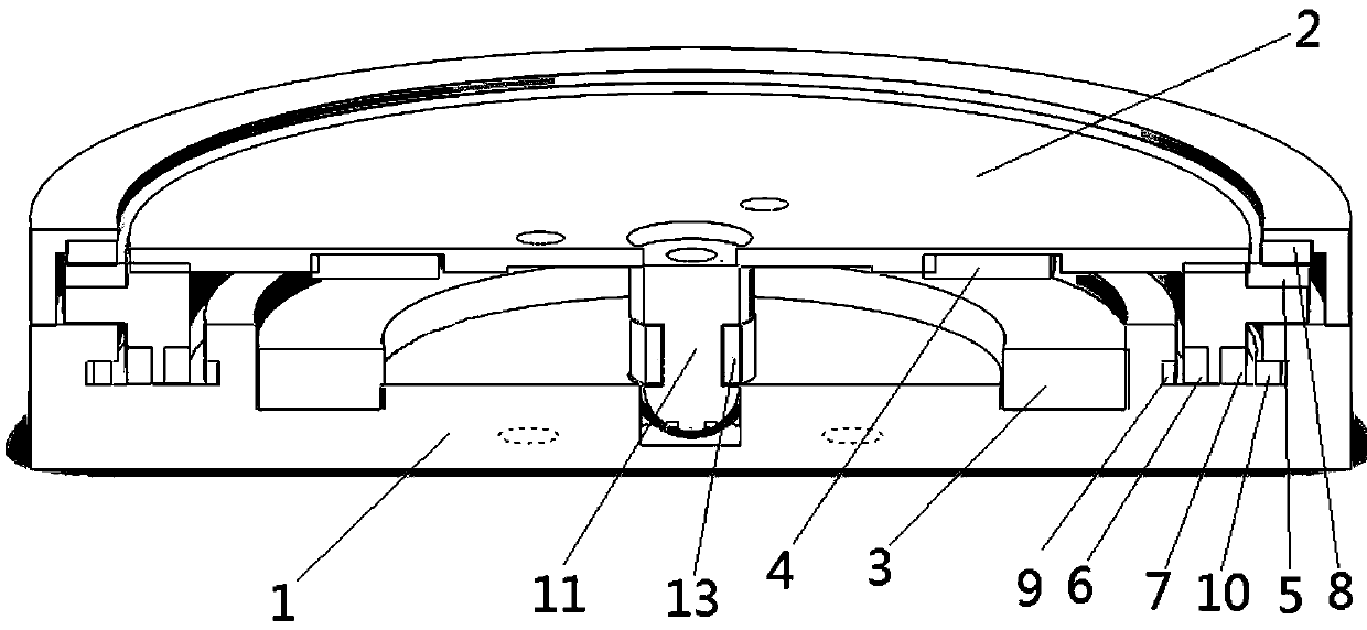 Magnetic-levitation wind-driven laser scanning radar