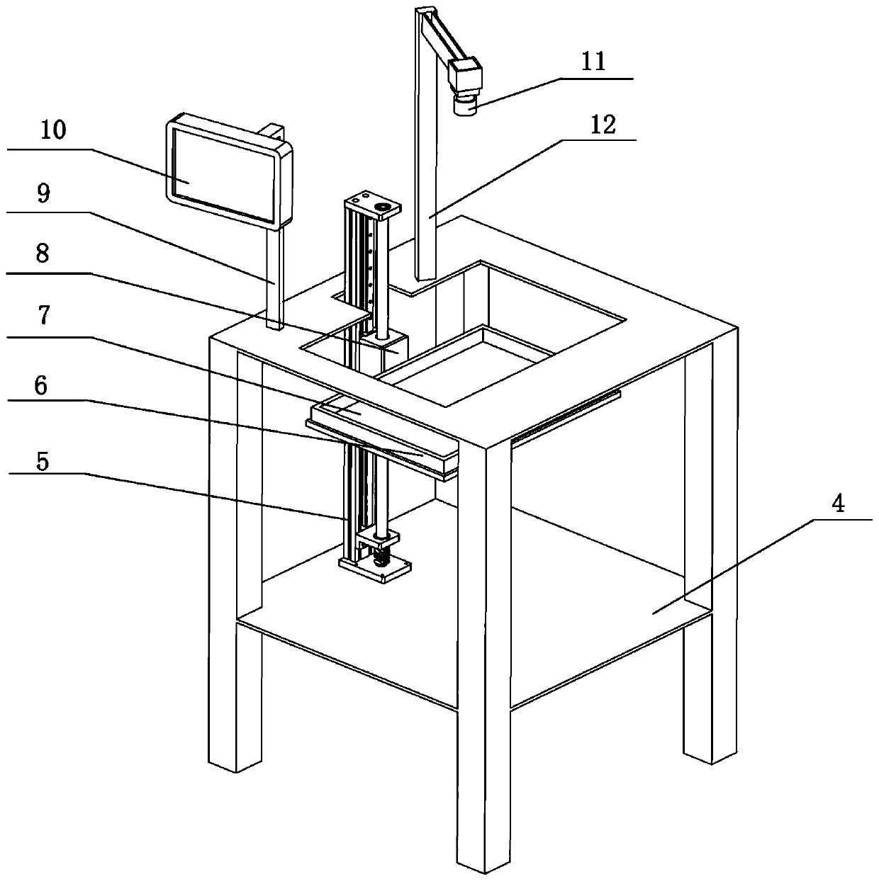 Flexible automatic feeding and discharging device and method of roller machine