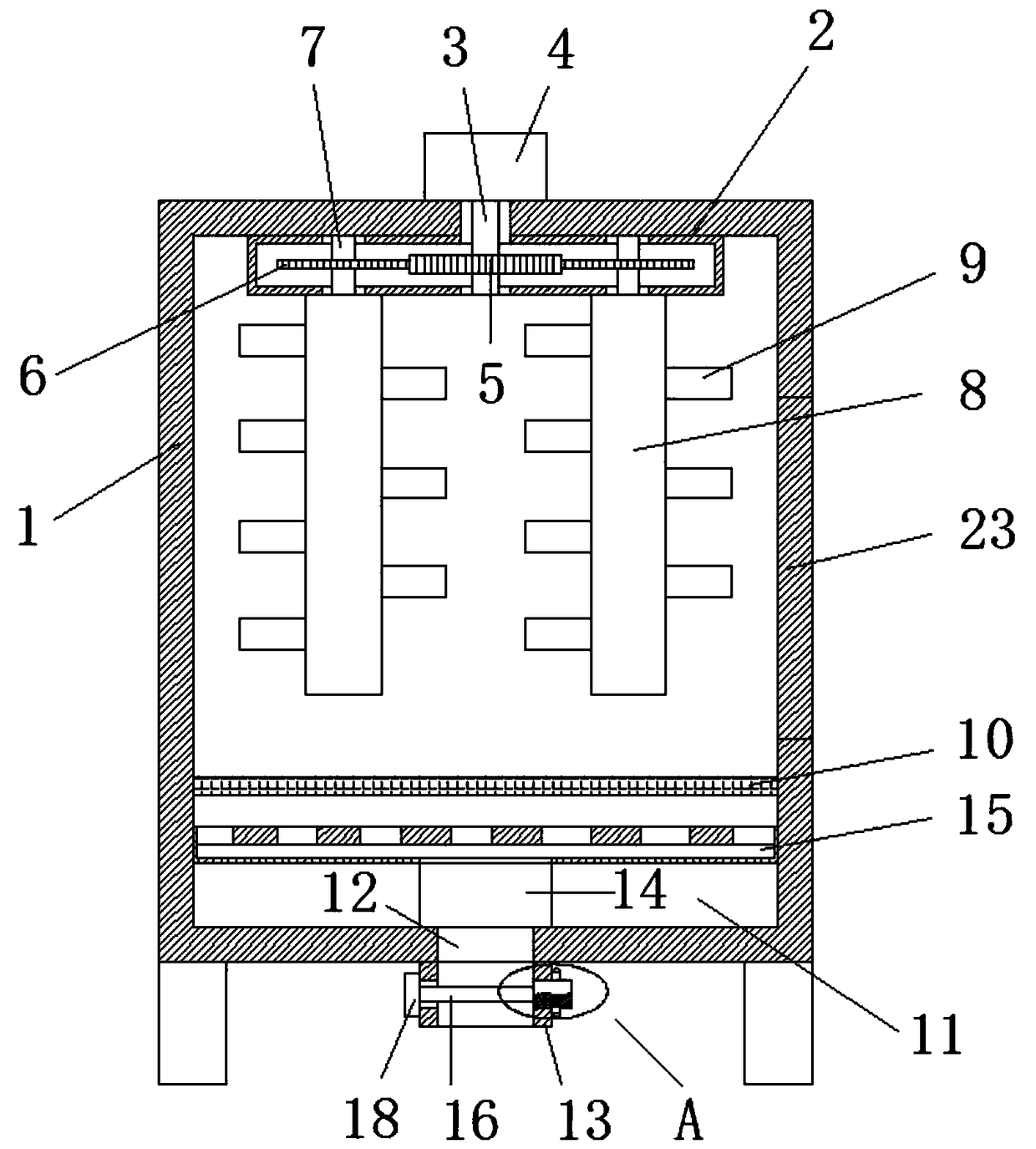 Processing technology of blended yarn