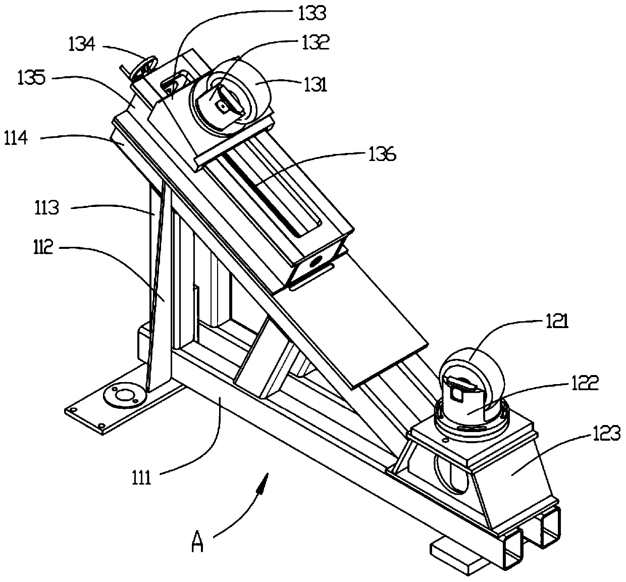 Spiral Steel Pipe Adjustment Auxiliary System and Auxiliary Adjustment Method