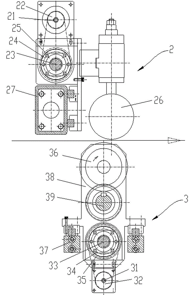 Longitudinal cutting device of paper cutter and control method of longitudinal cutting device