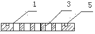 Inner barrel template used for automatic assembling production of combined fireworks